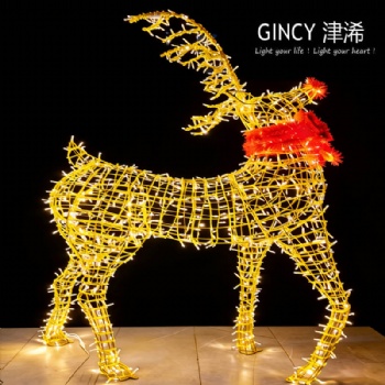 christmass deer motif light 2m hight ,75W 220v