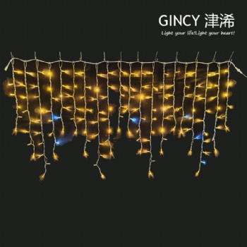 LED rubber icicle curtain Light    2m 144L 4+6+8